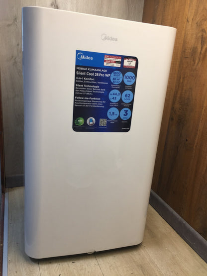 Midea Mobiles Klimagerät Silent Cool 26 Pro WF, 9000 BTU 2,6kW, EEK:A, I39010