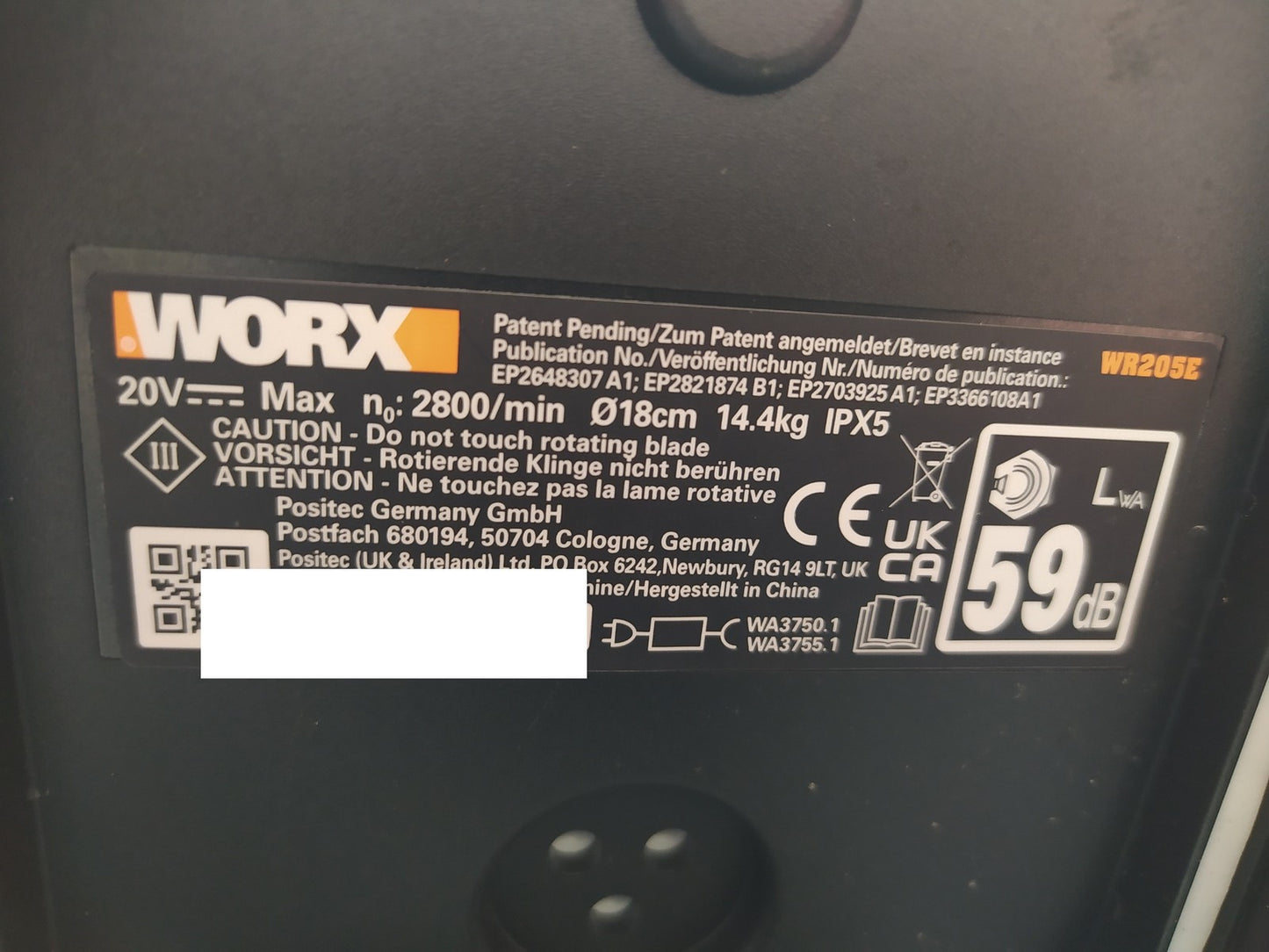 WORX Landroid Vision M550 Mähroboter ohne Begrenzungskabel WR205E, I38590