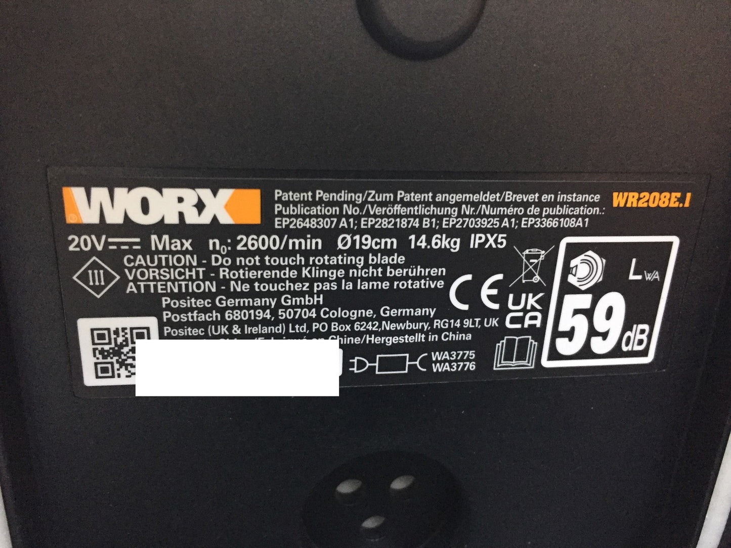 WORX Landroid Vision M800 Mähroboter ohne Begrenzungskabel WR208E.1 I33562