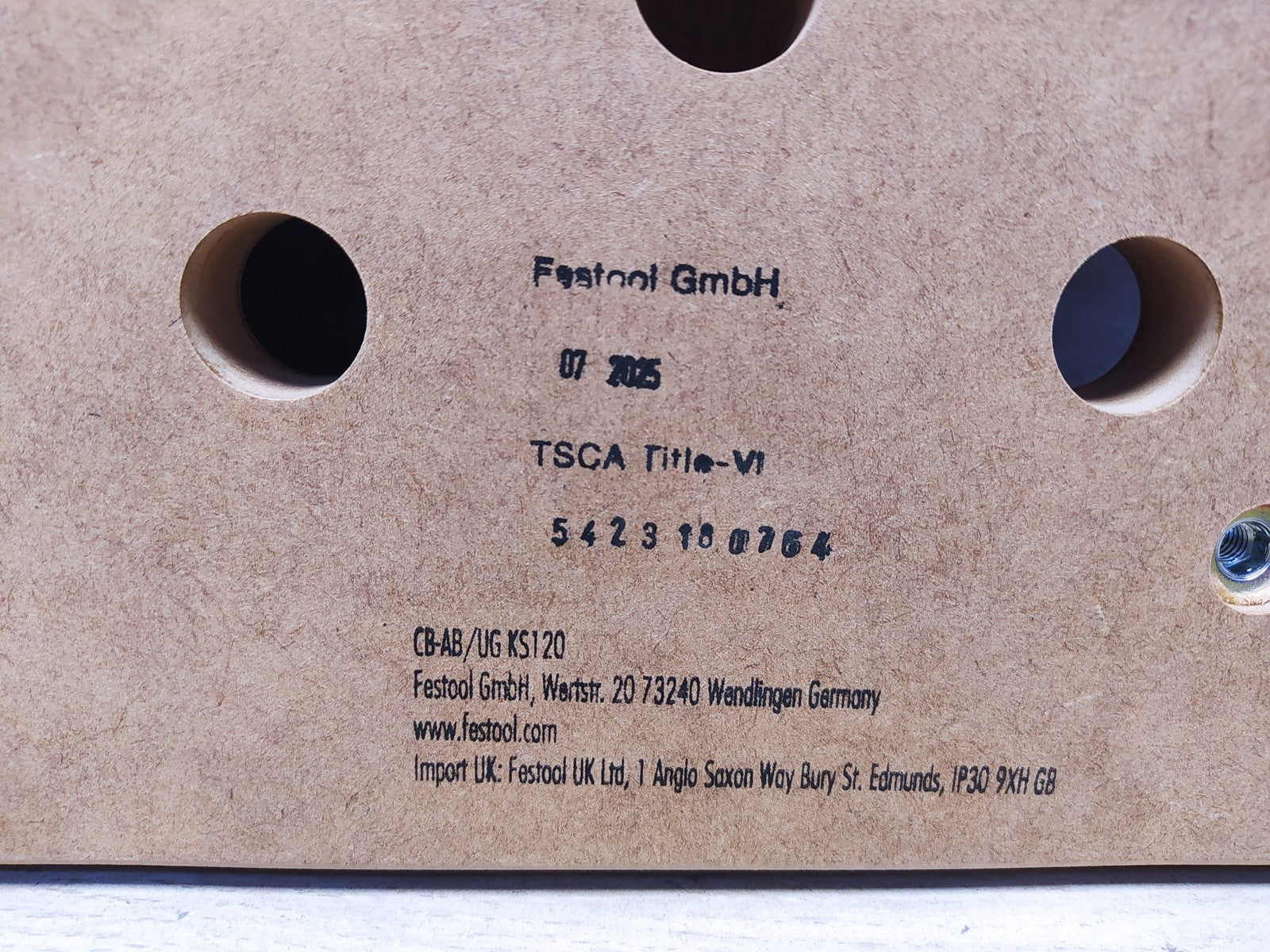 Festool 495544 MFT/KAPEX-LP Bohrlochplatte, I37913