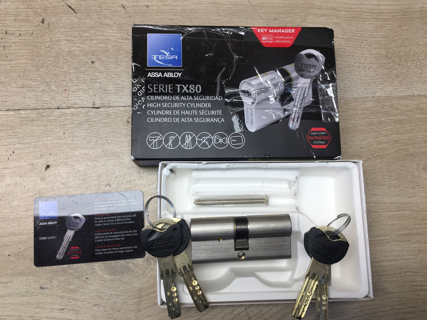 Tesa Assa Abloy TX853535N Europrofilzylinder TX80, 85 x 35 mm, I37040