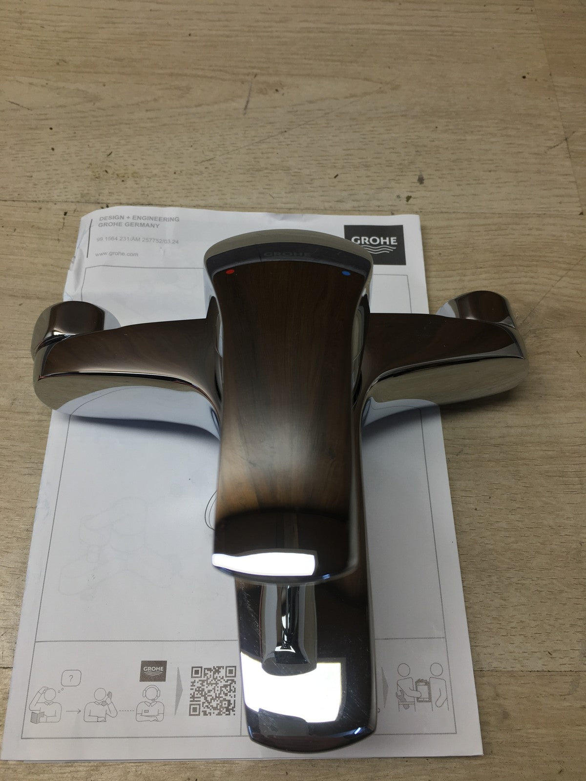 GROHE 33300002 Eurosmart Einhand-Wannenbatterie, Wasserhahn, I37389