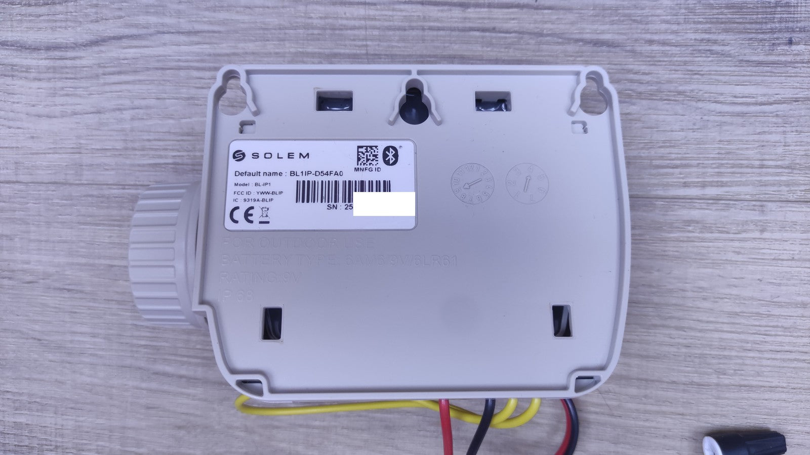 Solem BL-IP1 9 V Batteriebetriebener Bewässerungscomputer, I34430
