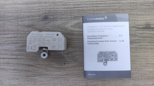 eQ-3 HomeMatic IP Funk-Dimmaktor Unterputz Schaltaktor 150609A0, I38721