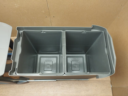 Emuca Recyclingbehälter für Küche, 2x 14 Liter, I39957