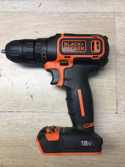 Black&Decker BDCDC18K Akku-Bohrschrauber ohne 2 Akkus 1.5Ah, I38462