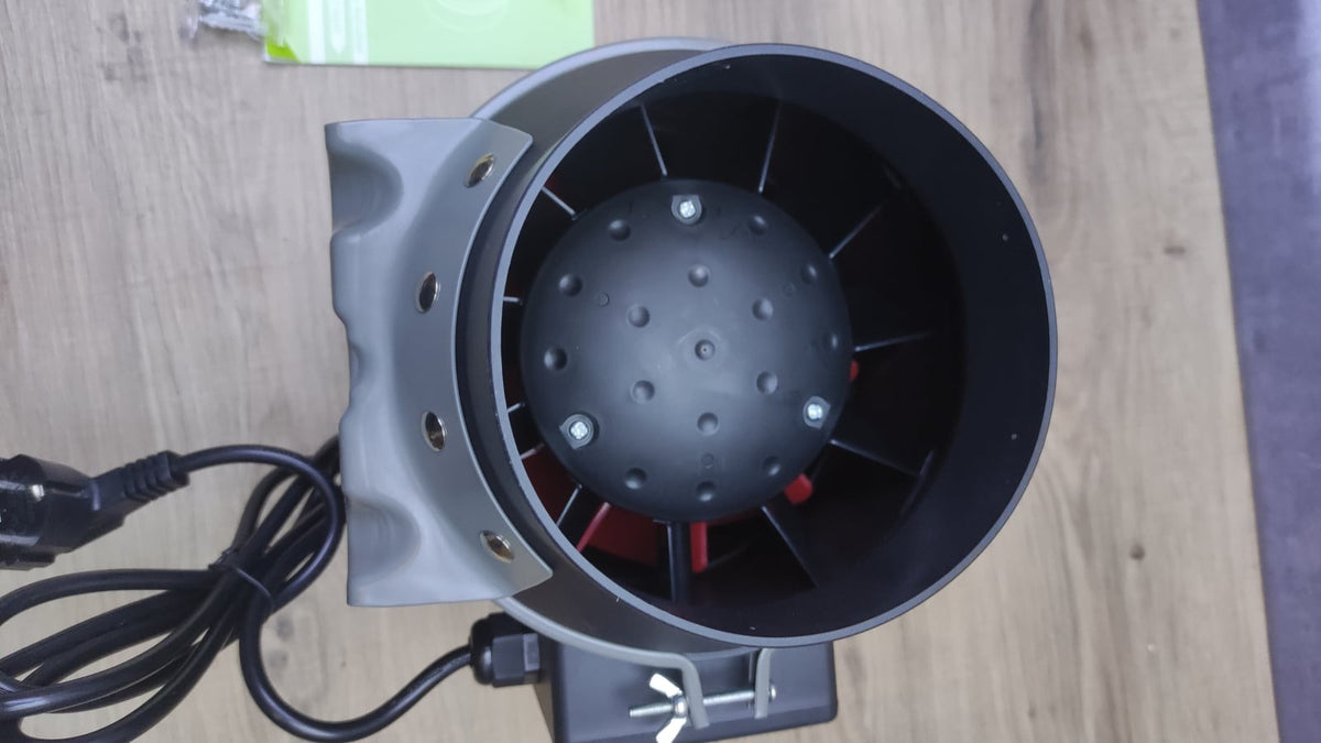 Aygrochy EUT125-MS Rohrventilator, 416 Kubikmeter pro Stunde