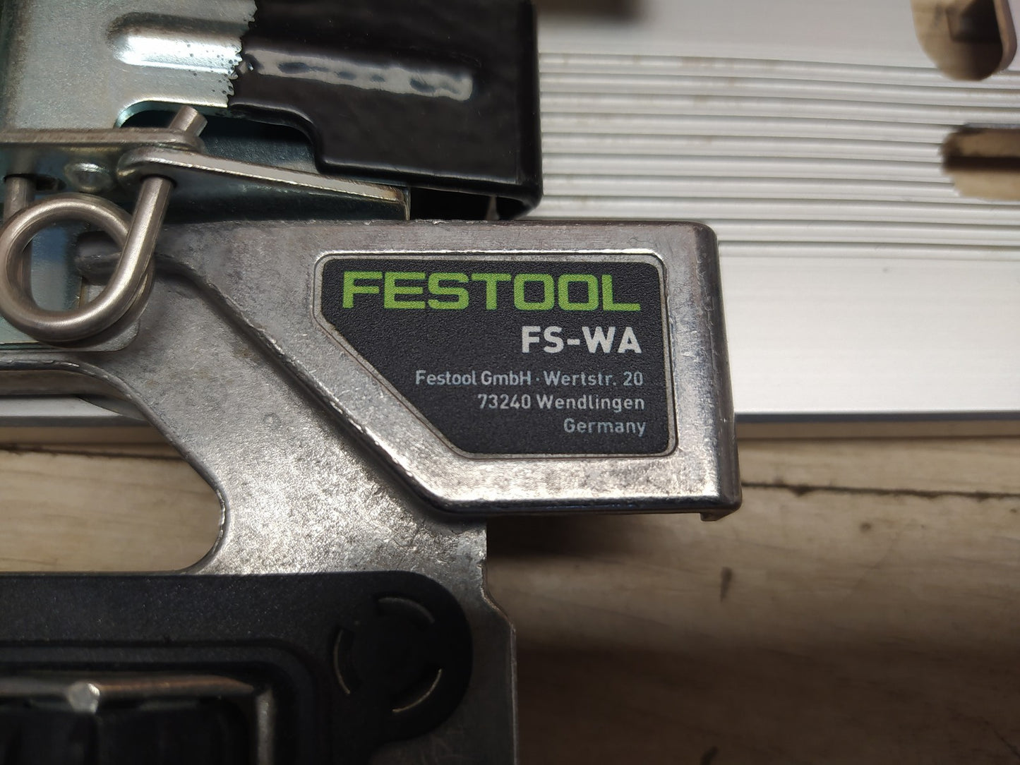 Festool Winkelanschlag FS-WA mit Anlegebolzen für Führungsschiene, I38337