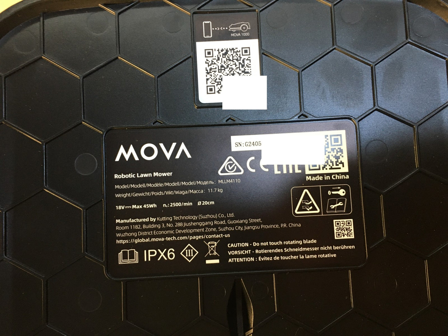 Dreame Mova 1000 Mähroboter (MLLM4110) bis 1.000 m² 3D-LiDAR kabellos, I37829