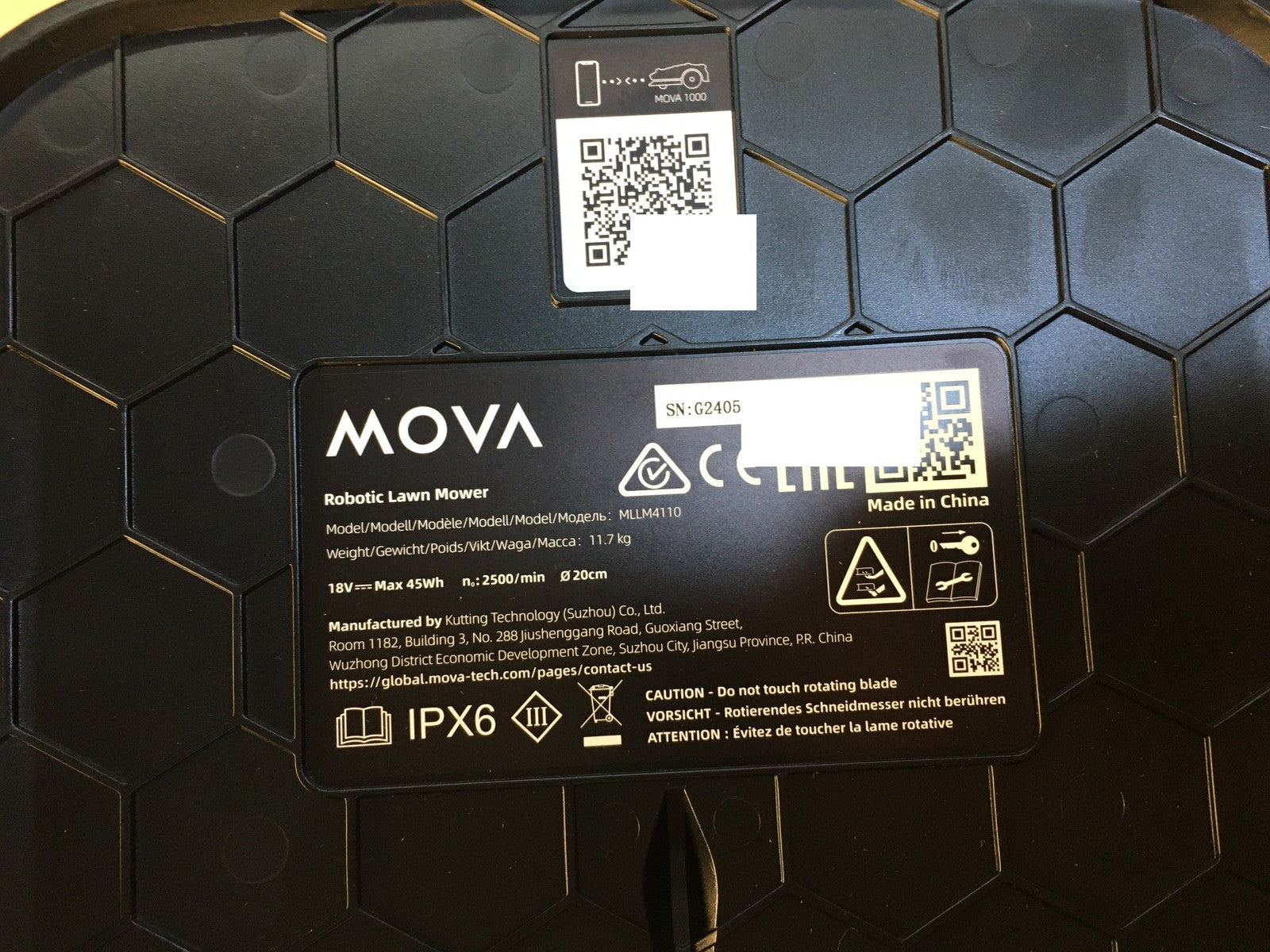 Dreame Mova 1000 Mähroboter (MLLM4110) bis 1.000 m² 3D-LiDAR kabellos, I37829