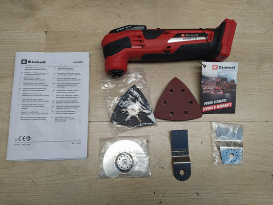 Einhell Varrito Akku-Multifunktionswerkzeug solo inkl. Zubehör (4465160), I37450