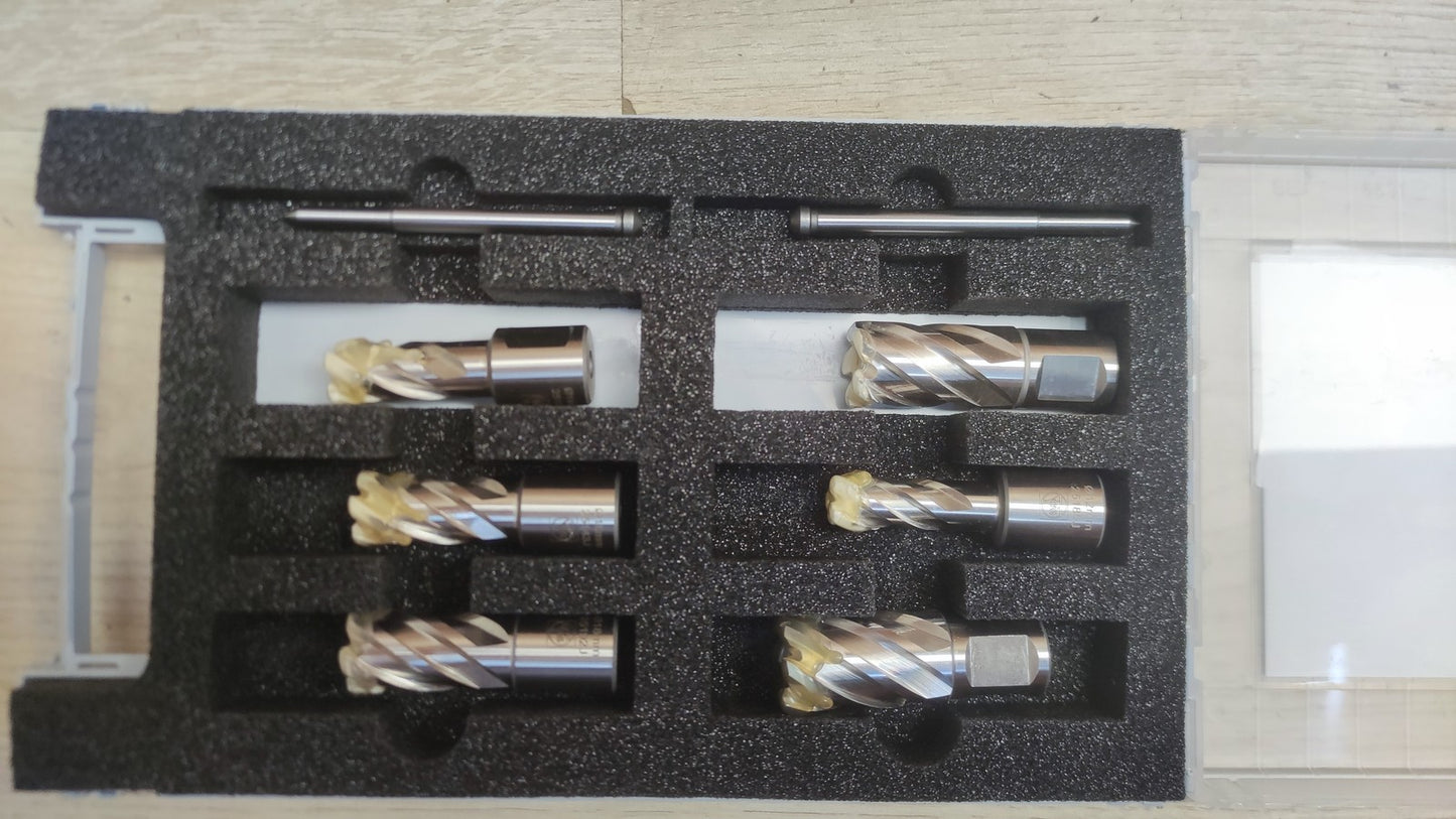 Fein HSS Nova 25 Kernbohrer-Set (63134999061), ø 2-14-16-18-20-22 mm, I38379