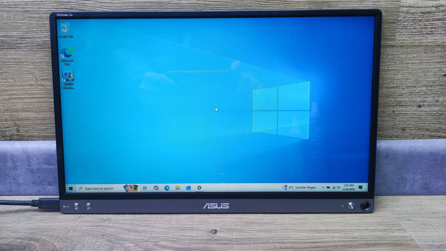 Asus Zenscreen Go MB16AP 15,6" tragbarer Monitor FHD 1920x1080 USB-C IPS-Panel