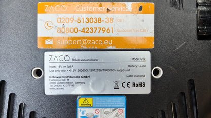 Zaco V5x Saugroboter mit Wischfunktion, bronze, I39833