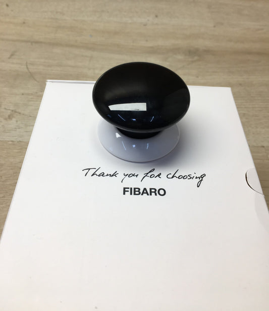 FIBARO iOS Bluetooth Drahtlose Tragbare Schalt-Knopf Schwarz FGBHPB-101, I36592