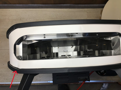 cozze 17" Pizzaofen mit rotierendem Pizzastein ‎90427, 6,0 kW Gasofen, I37718