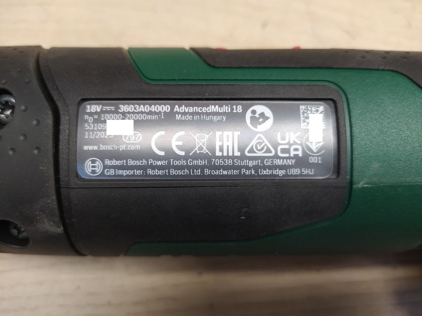 Bosch Akku-Multifunktionswerkzeug AdvancedMulti 18, ohne Akku, 18 V, I38012