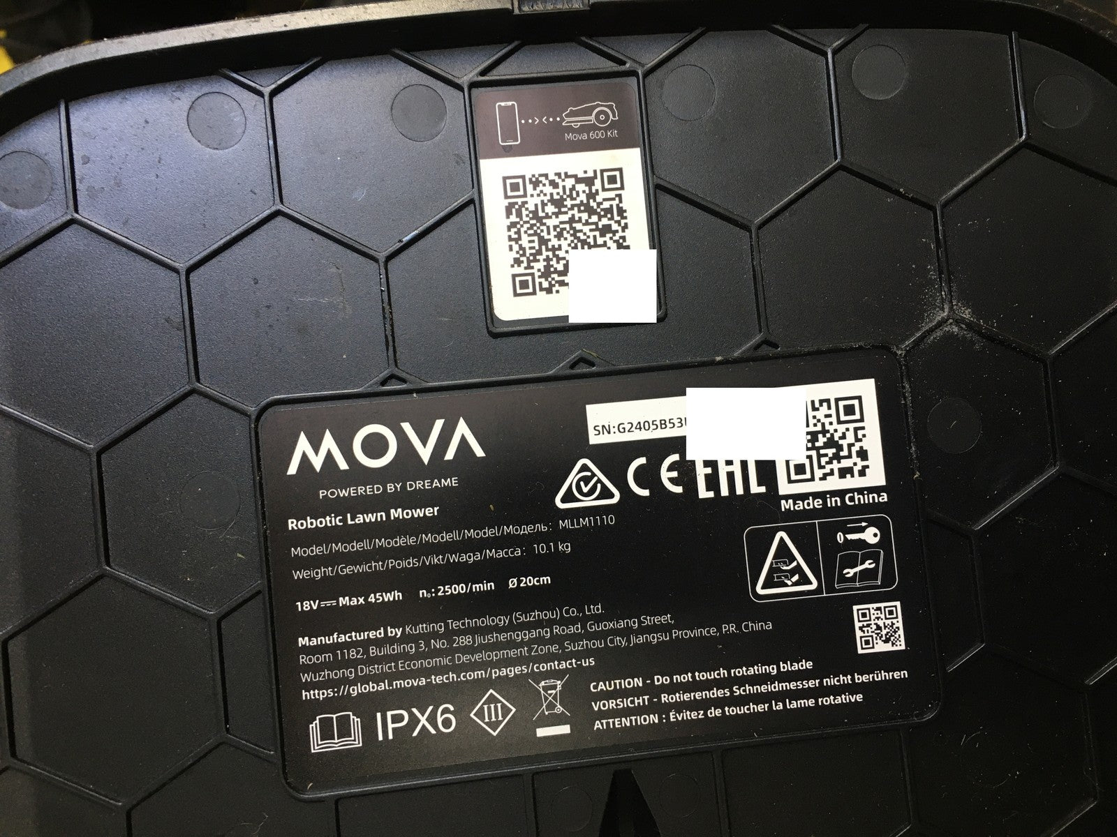 Dreame MOVA 600 Rasenmäher Roboter (MLLM1110), I37922
