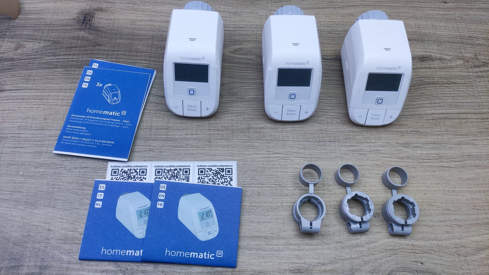 Homematic IP Erweiterungsset Heizen HmIP-SK24, 3x Thermostat, 161216A1A, I36972