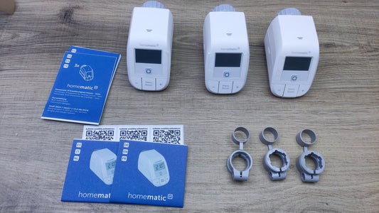 Homematic IP Erweiterungsset Heizen HmIP-SK24, 3x Thermostat, 161216A1A, I36972