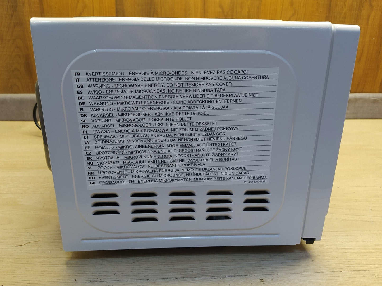 Sharp R200WW Mikrowelle, 20 L, 800 W, 5 Leistungsstufen, I35875