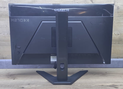 GigaByte M27Q X Monitor 27" WQHD 2560x1440 HDR USB-C AMD FreeSync 240Hz 0.5ms