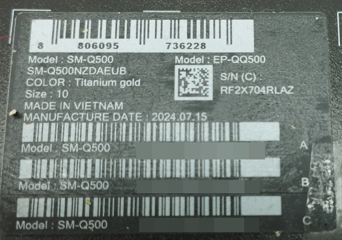 Samsung Galaxy Smart Ring Titanium Gold SM-Q500 Size 10 (US)