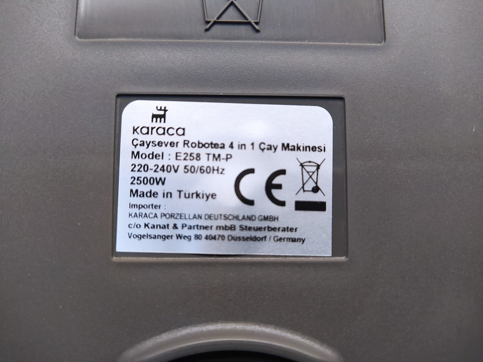 Karaca Çaysever Robotea Pro Glas-Teekocher, Wasserkocher & Kaffeemaschine I36643