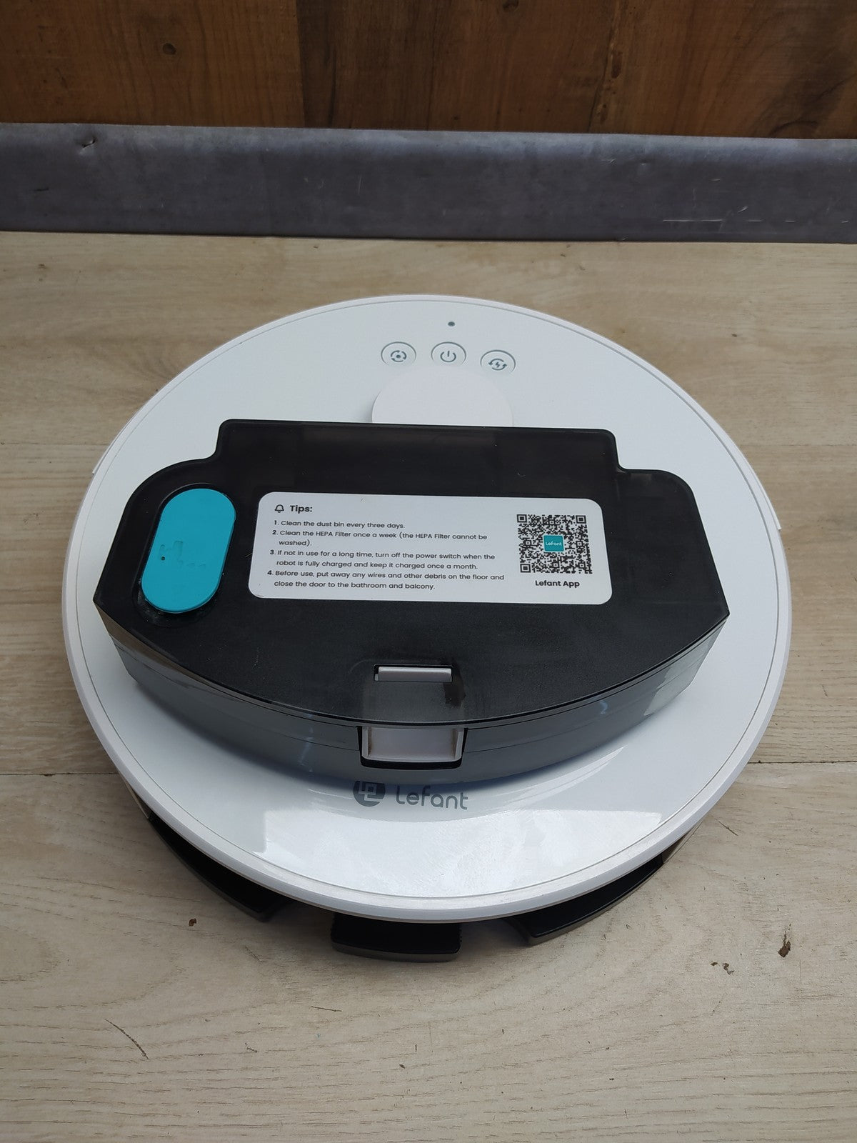 LEFANT M1 Saugroboter mit Wischfunktion Weiß, I36206