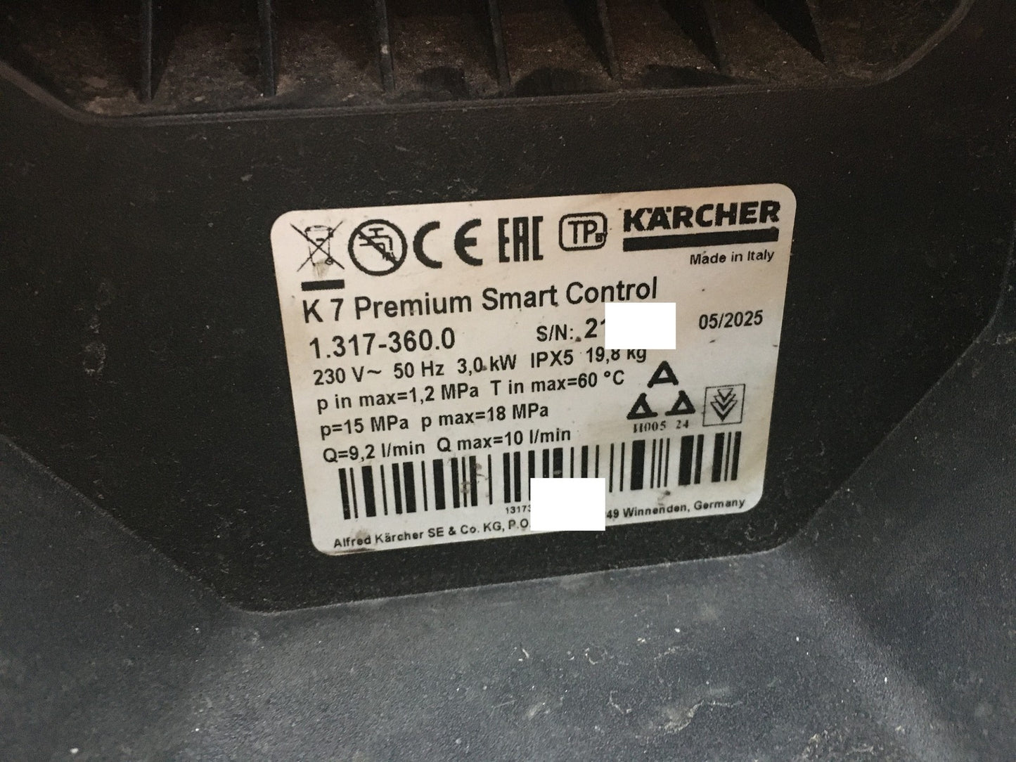 Kärcher Hochdruckreiniger K 7 Premium Smart Control 1.317-360.0, I39346