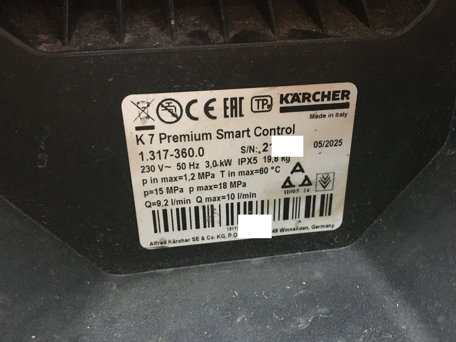 Kärcher Hochdruckreiniger K 7 Premium Smart Control 1.317-360.0, I39346