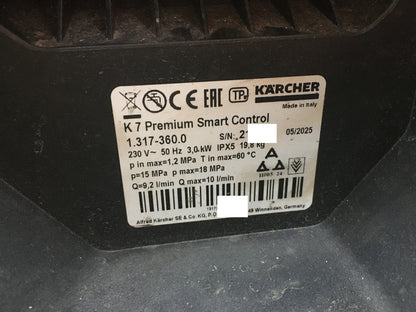 Kärcher Hochdruckreiniger K 7 Premium Smart Control 1.317-360.0, I39346