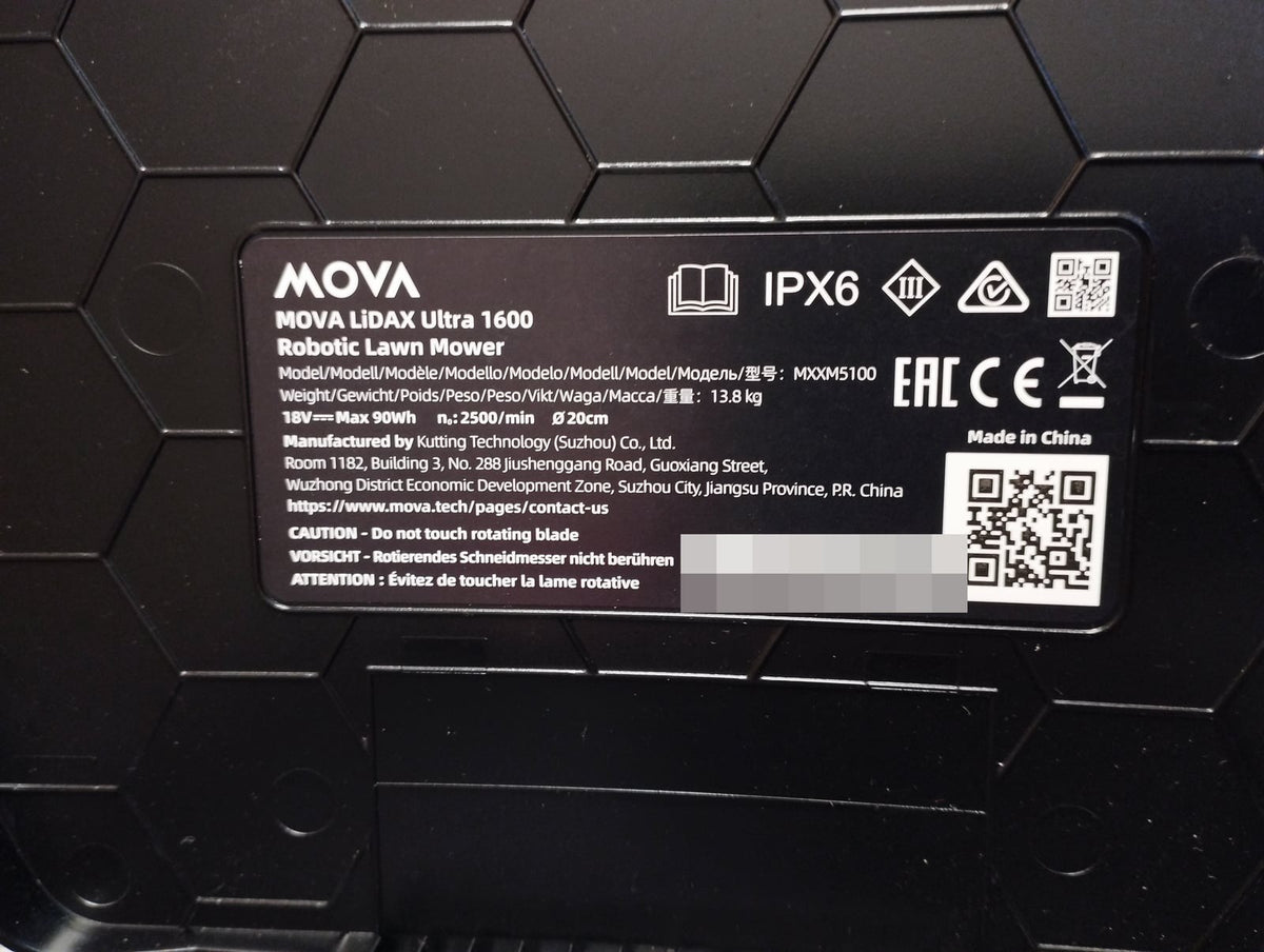 Mova MOVA LiDAX Ultra 1600 Mähroboter kabellos (MXXM5100)
