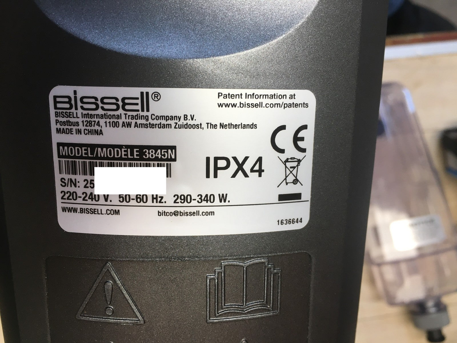 Bissell 3845N Nass-/Trockensauger mit Kabel, I39279