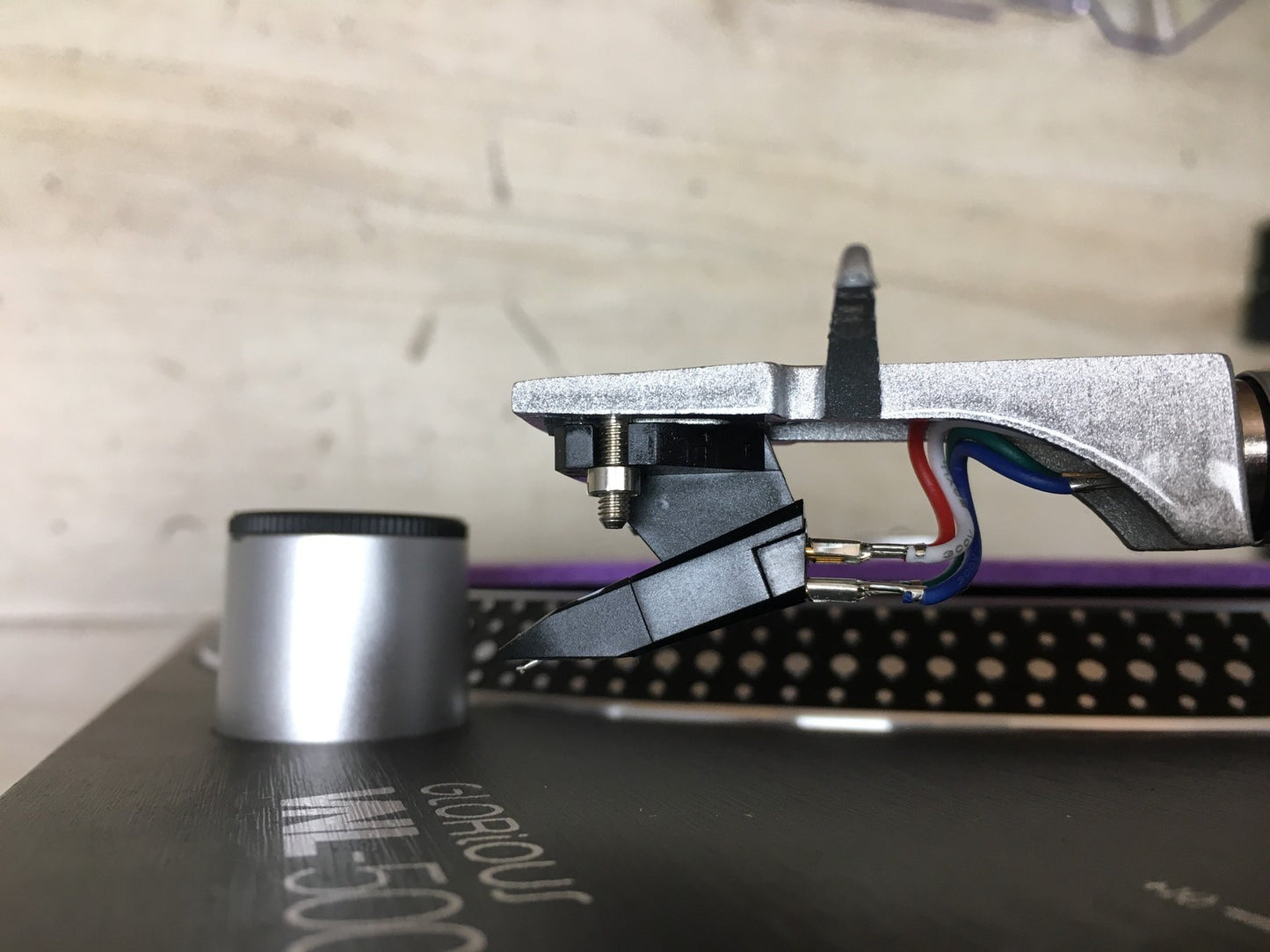 Glorious VNL-500 USB Plattenspieler Quarzgesteuert Direktantrieb USB 33 1/3 45