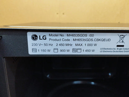 LG MH6535GDS Mikrowelle (25 L, 1000 W) mit Grill, I39536