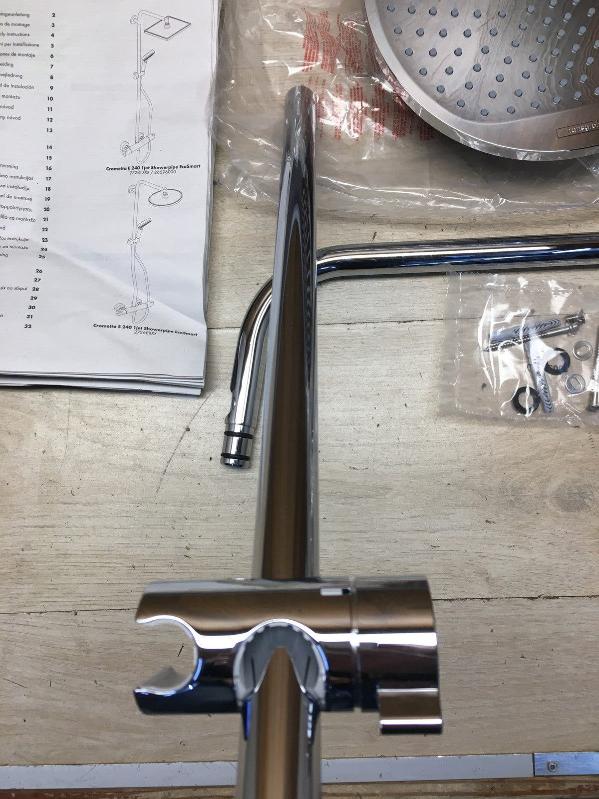 Hansgrohe Crometta S 240 Duschsystem 2 Strahlarten 27267000, I35746