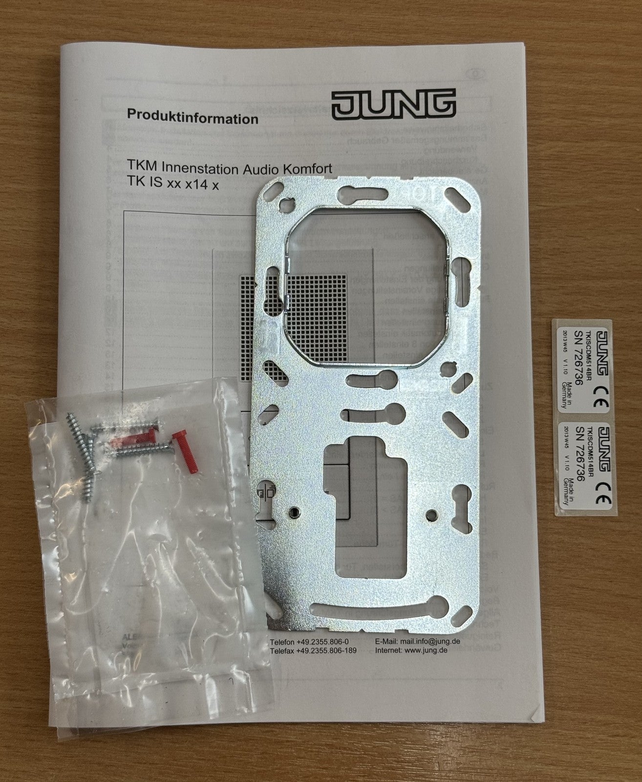 Jung TKM Innenstation Audio Komfort TK IS CD M 514 BR (braun) I12019