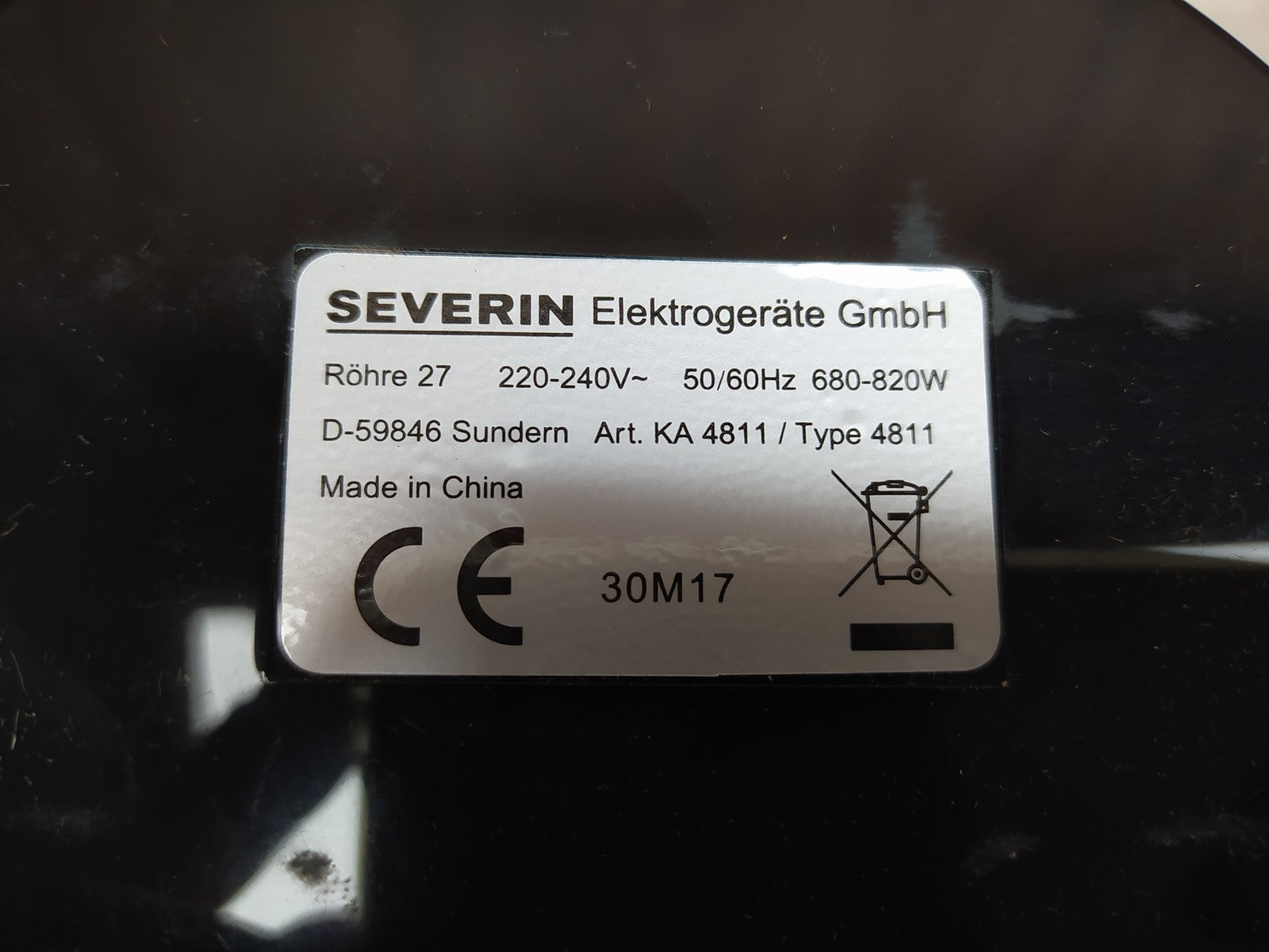Severin KA 4811 Filterkaffeemaschine, I39013