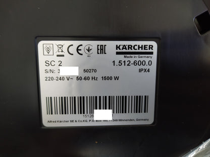 Kärcher Dampfreiniger SC 2 (1.512-600.0), 1500W, I37949
