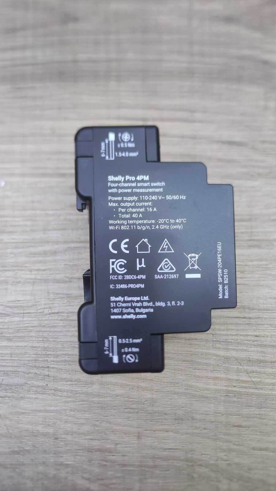 Shelly Pro 4PM Wlan, LAN & Bluetooth 4 Kanäle Smart Relais, I38561