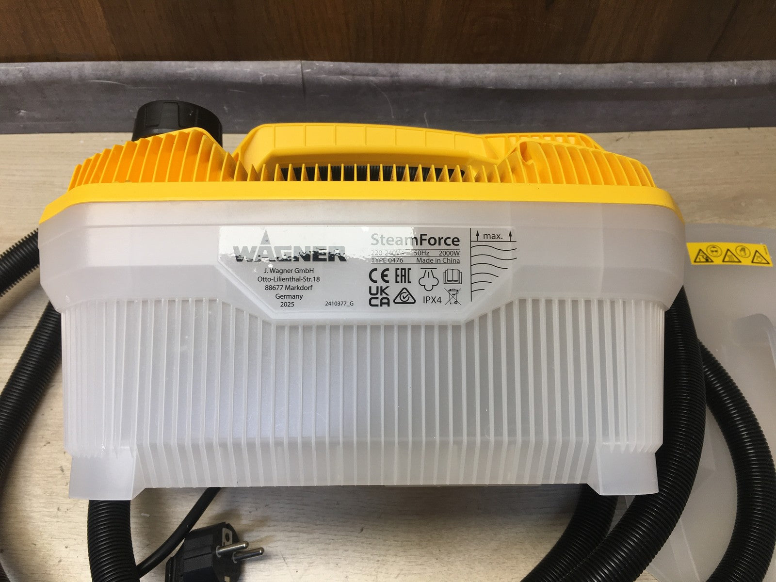 WAGNER SteamForce Plus Dampftapetenablöser, 2000 W, 230 V, I37915