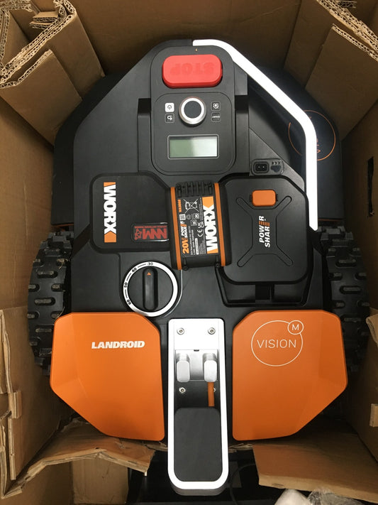 WORX Landroid Vision M550 Mähroboter ohne Begrenzungskabel WR205E, I38856