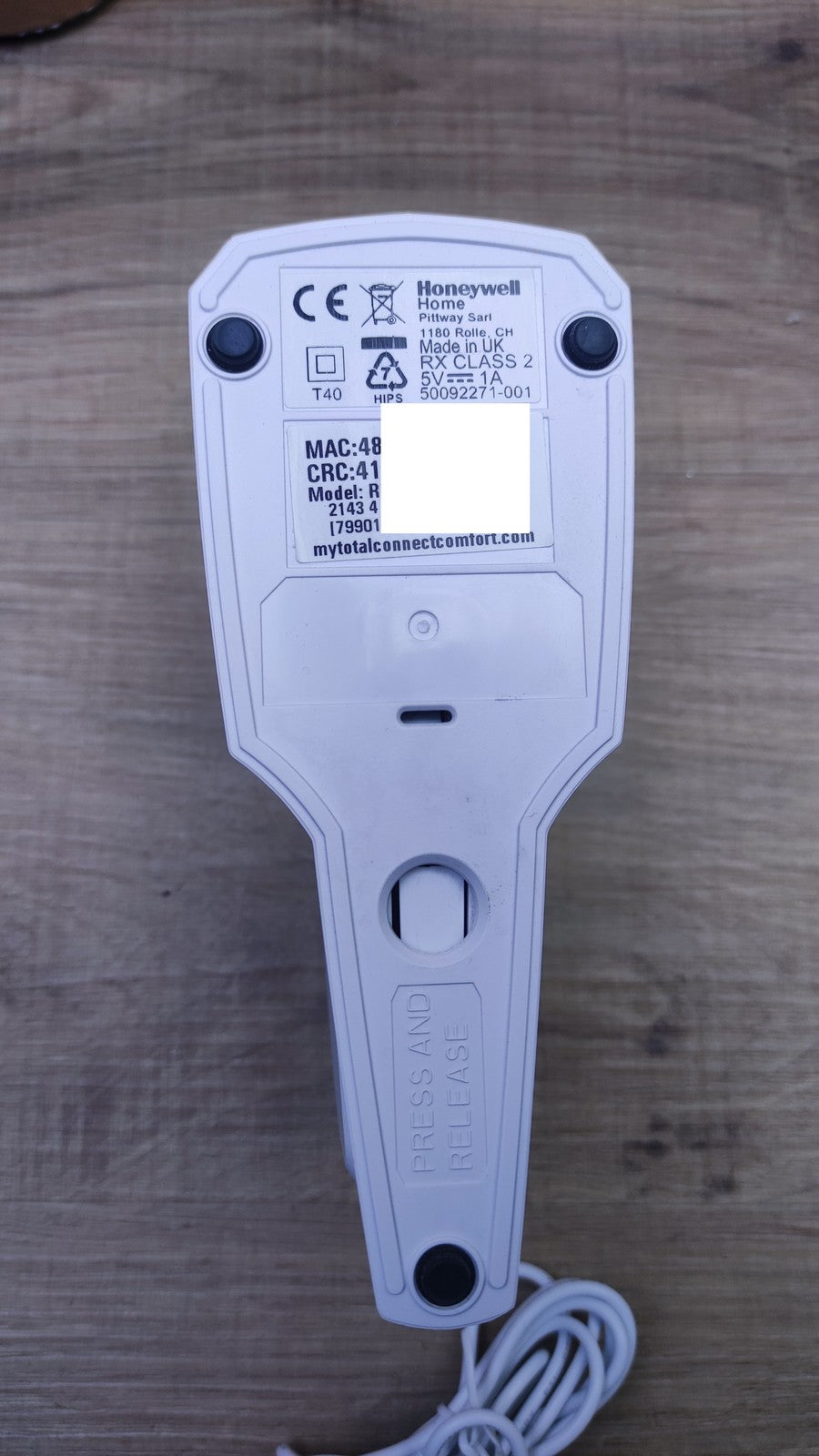 Honeywell evohome Gateway RFG100 I36326