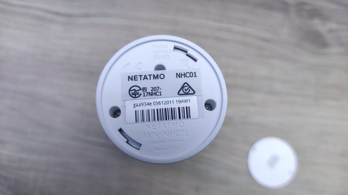 Netatmo Smarter Raumluftsensor für Innenräume NHC01, CO2-Sensor, I36260