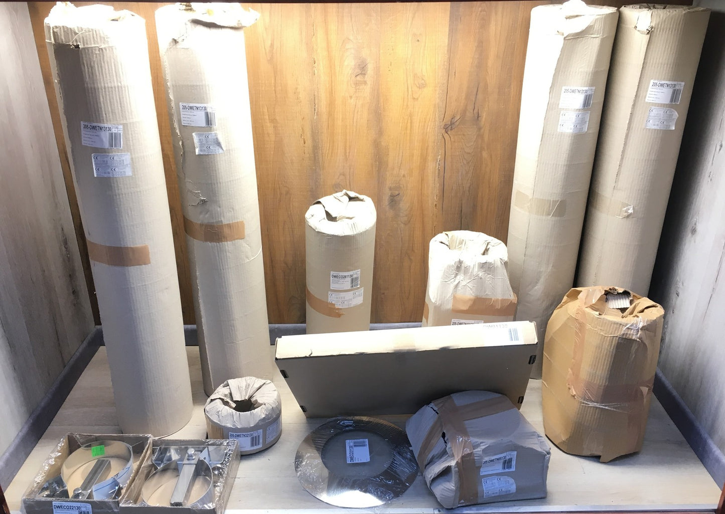 FIREFIX E130/SET doppelwandiger Edelstahlschornstein 130 mm Ø, I37466