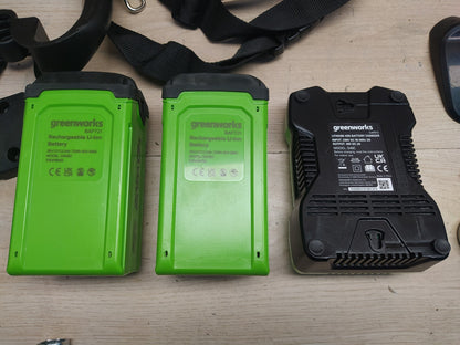 Greenworks Akku-Rasentrimmer und -Sense 2in1 GD40BC, I37200