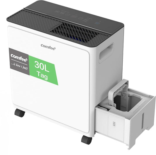 Comfee CDDAE-30DEN7-QA3 Luftentfeuchter 30L/Tag für bis zu 73㎡ LED R290 NEU OVP