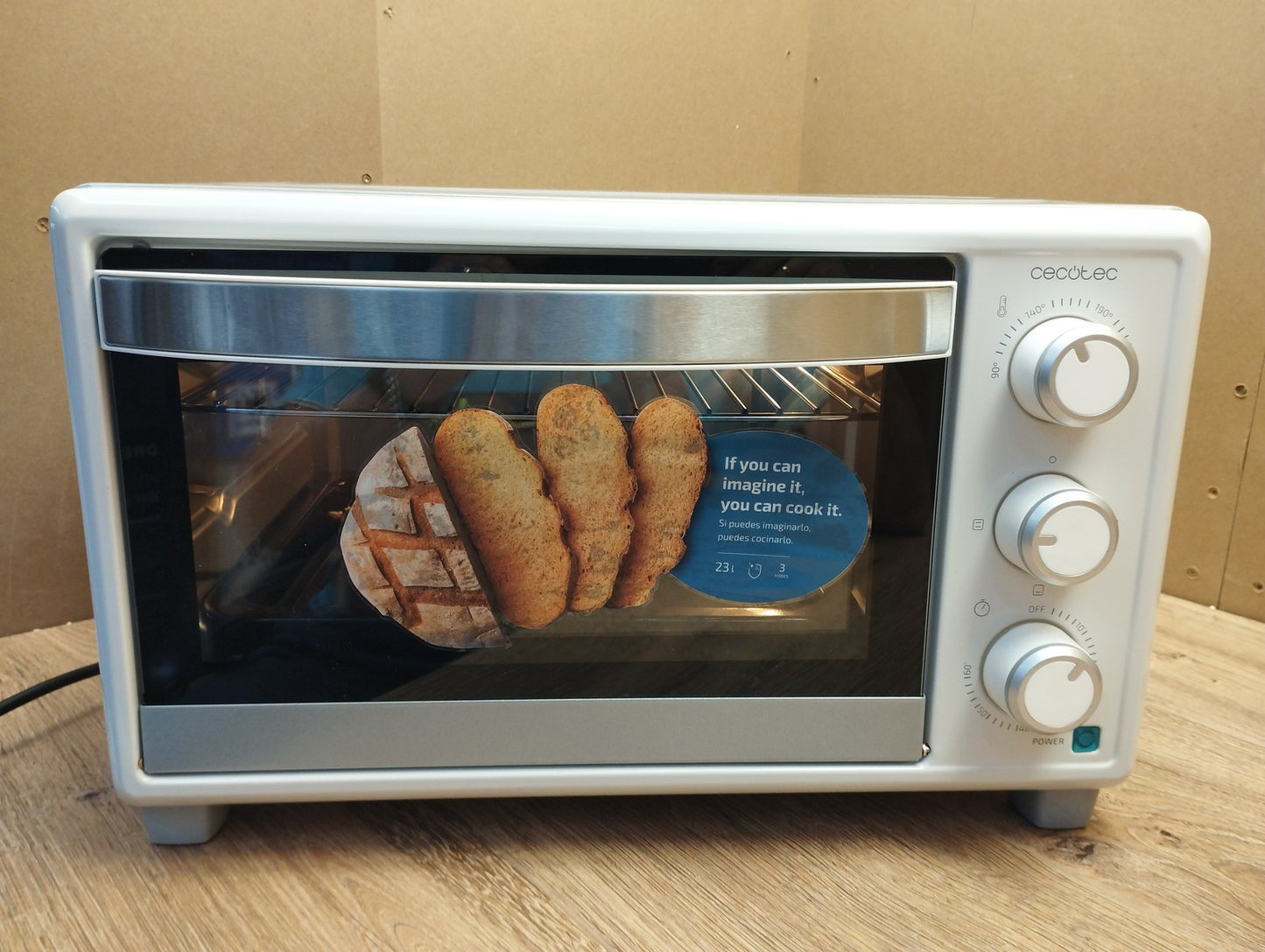 Cecotec Bake&Toast 2300 White Tischbackofen (03812), 1500W, I39423