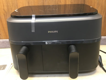 Philips Heißluftfritteuse NA350/00, 9L, 2 Körbe, I39257